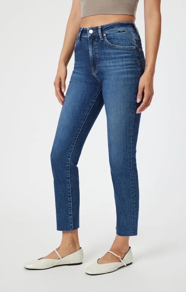 Women Viola Straight Leg In Deep Flex Blue Mavi Jeans Denim Women Viola Straight Leg In Deep Flex Blue Mavi Jeans Denim