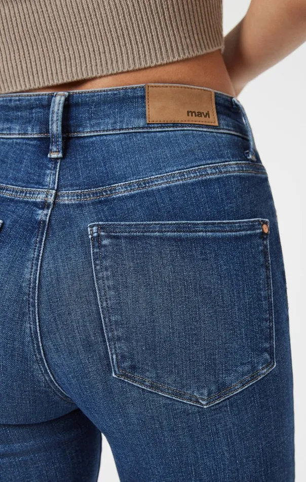 Women Viola Straight Leg In Deep Flex Blue Mavi Jeans Denim Women Viola Straight Leg In Deep Flex Blue Mavi Jeans Denim