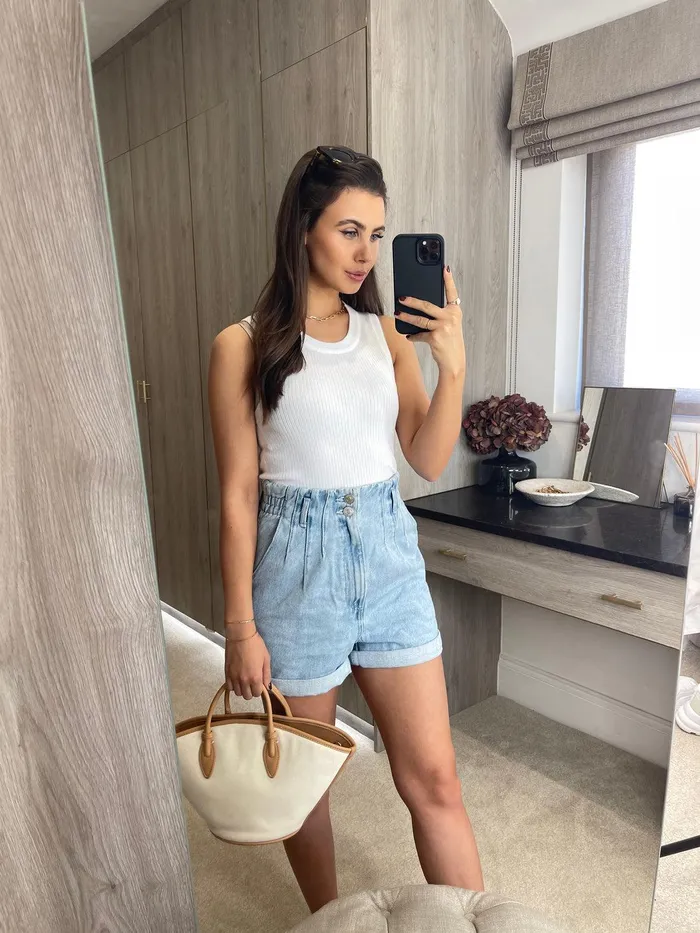Women White Ribbed Tank Top White Threadbare Tops Women White Ribbed Tank Top White Threadbare Tops