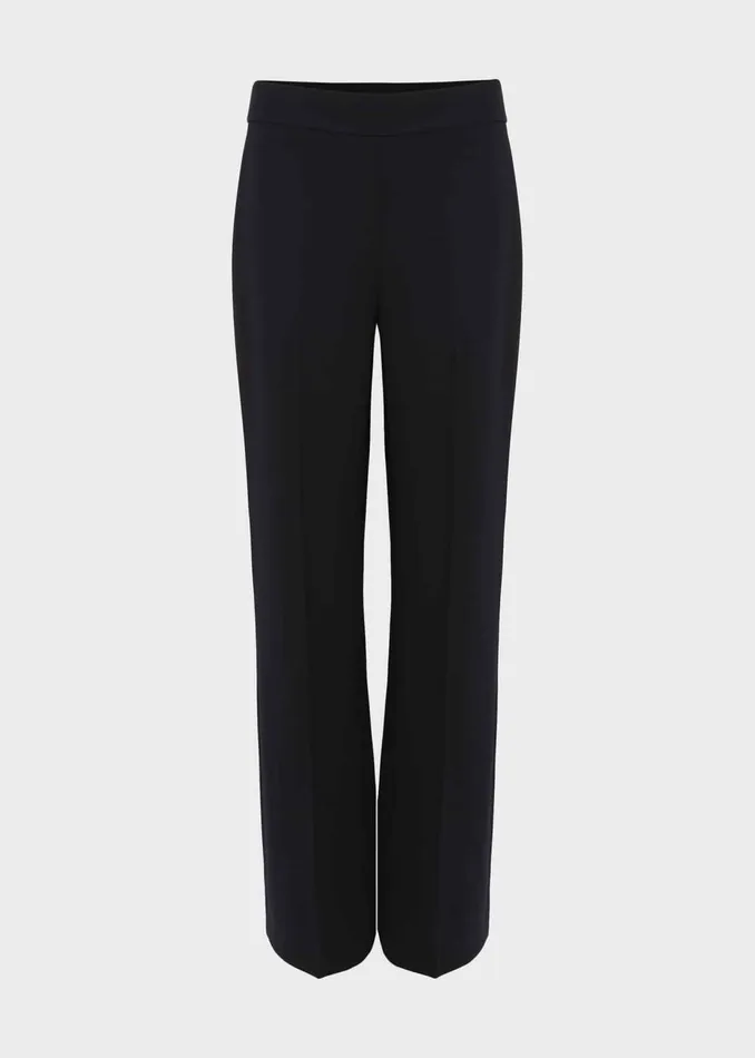 Womens Abigail Wide Trousers Navy Hobbs Trousers