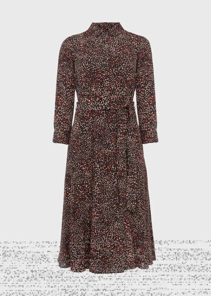 Womens Alex Printed Shirt Dress Black Multi Hobbs Dresses Popular