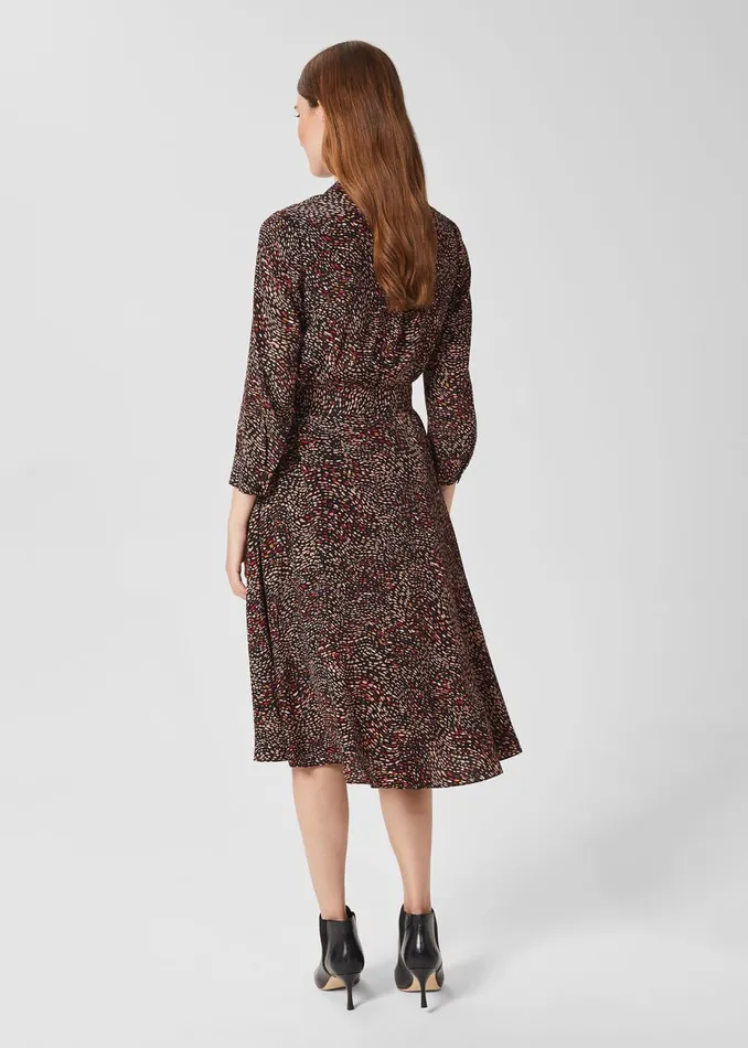 Womens Alex Printed Shirt Dress Black Multi Hobbs Dresses Popular