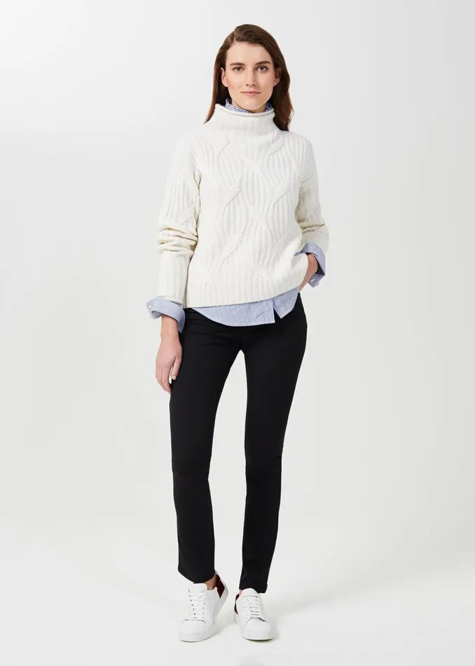 Womens Amanda Skinny Jeans With Stretch Black Hobbs Trousers Casaul