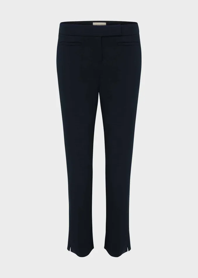 Womens Annie Slim Trousers With Stretch Navy Hobbs Trousers