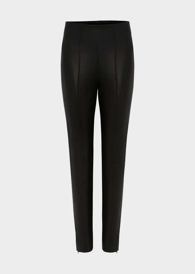 Womens Carey Faux Leather Legging Black Hobbs Trousers