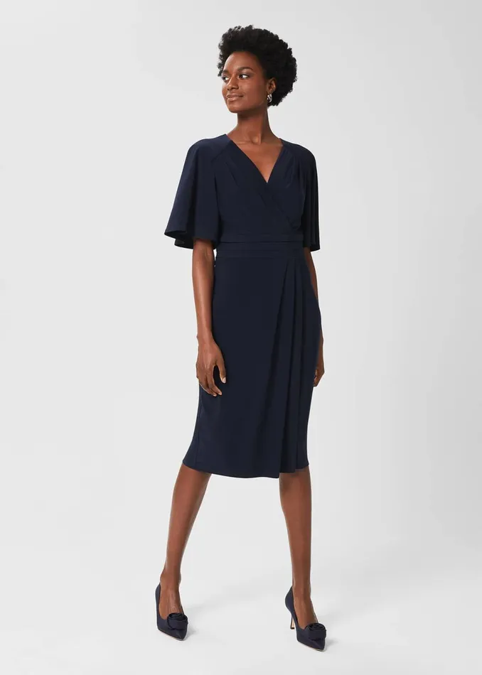 Womens Coralie Dress Midnight Navy Hobbs Dresses Near Me