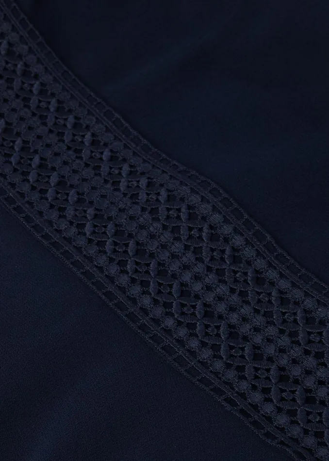 Womens Cressida Fit and Flare Dress Navy Hobbs Dresses On Sale