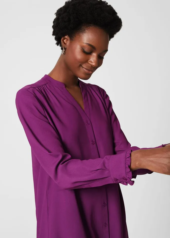 Womens Dianna Dress Purple Hobbs Dresses For Sale