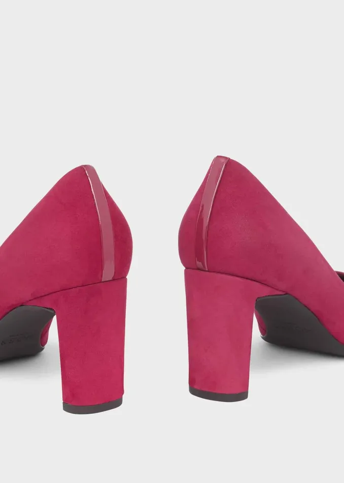 Womens Ella Suede Court Shoes Berry Pink Hobbs Heels Popular