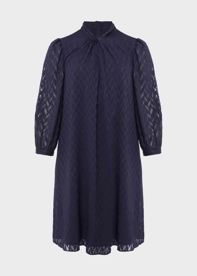 Womens Faye A Line Dress Navy Hobbs Dresses Near Me