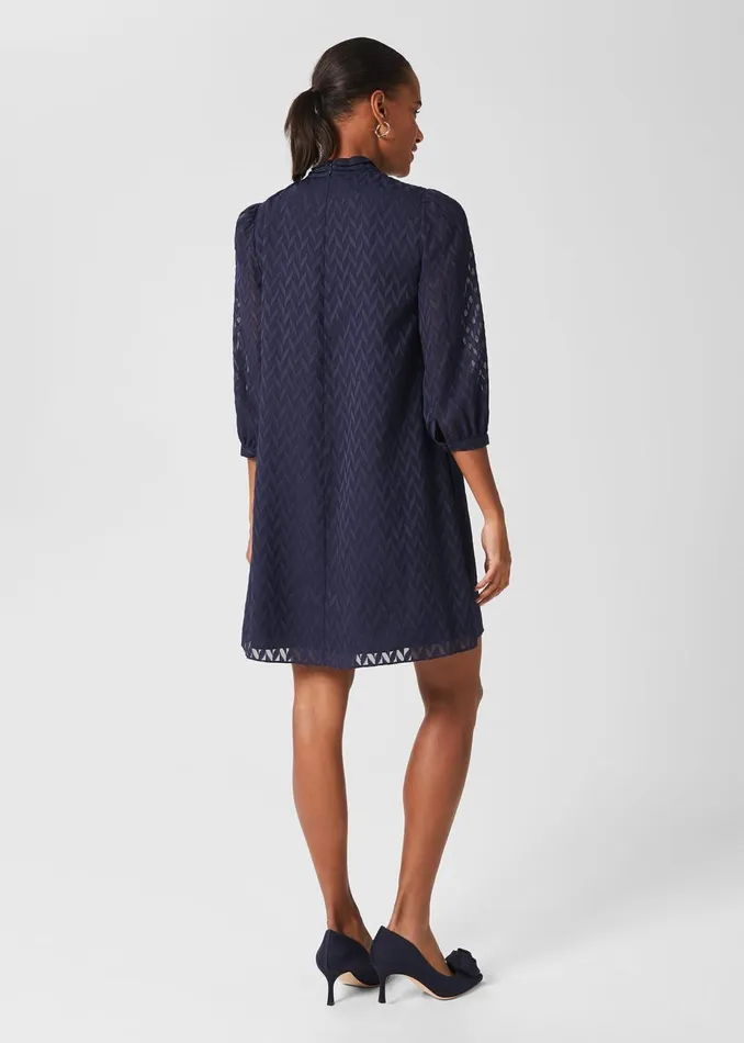 Womens Faye A Line Dress Navy Hobbs Dresses Near Me