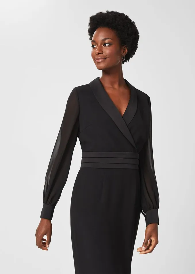Womens Fridah Tux Dress Black Hobbs Dresses Cheap On Sale