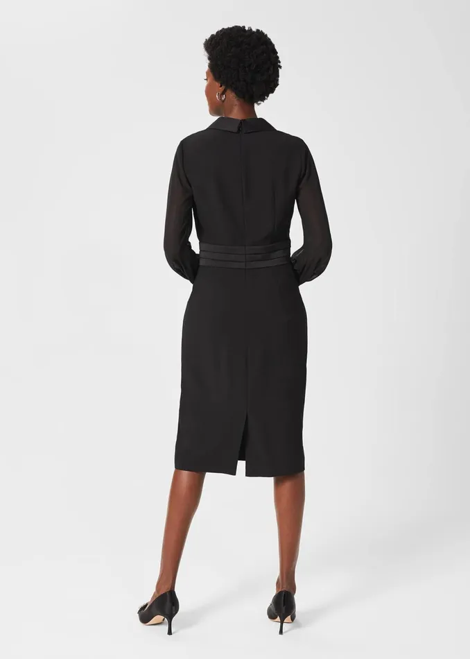 Womens Fridah Tux Dress Black Hobbs Dresses Cheap On Sale