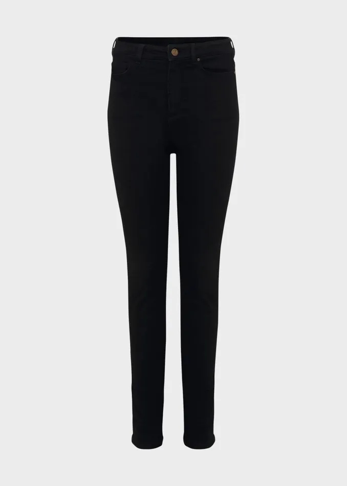 Womens Gia Sculpting Jean With Stretch Black Hobbs Trousers
