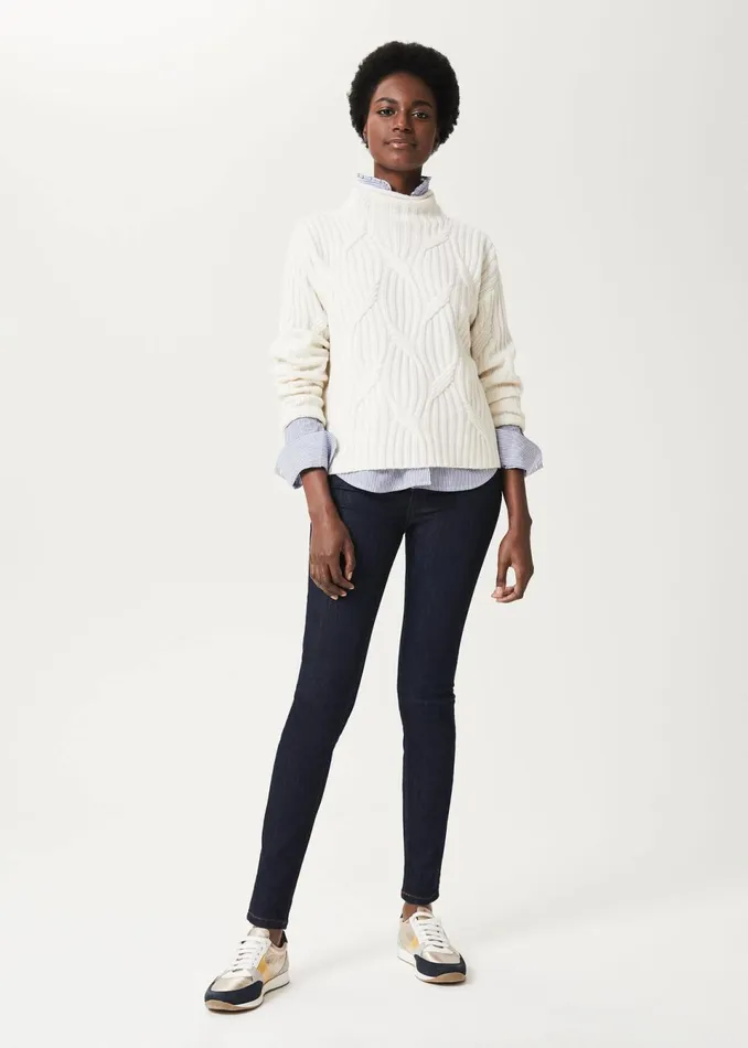 Womens Gia Sculpting Jean With Stretch Indigo Hobbs Jeans On Sale