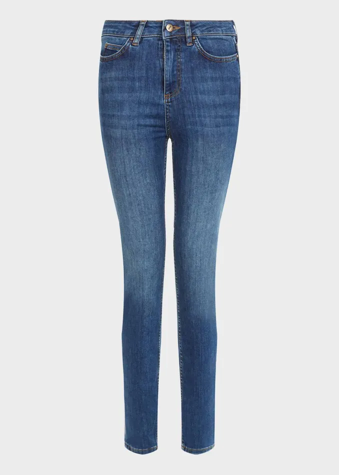 Womens Gia Sculpting Jean With Stretch Mid Wash Hobbs Jeans On Sale