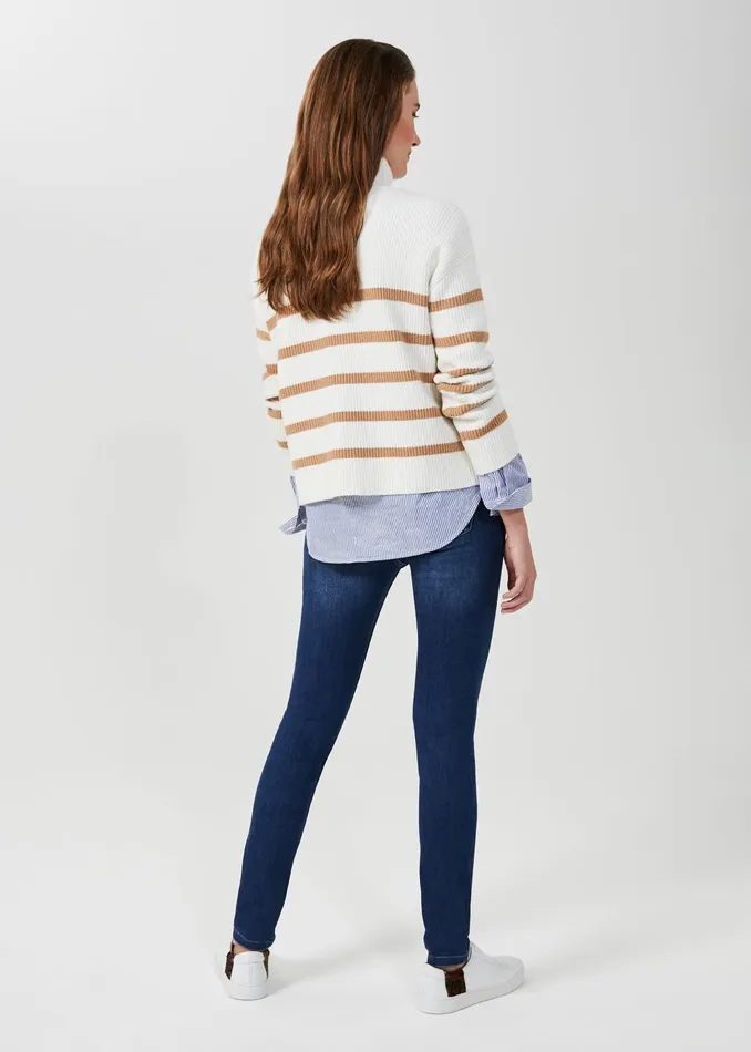 Womens Gia Sculpting Jean With Stretch Mid Wash Hobbs Jeans On Sale