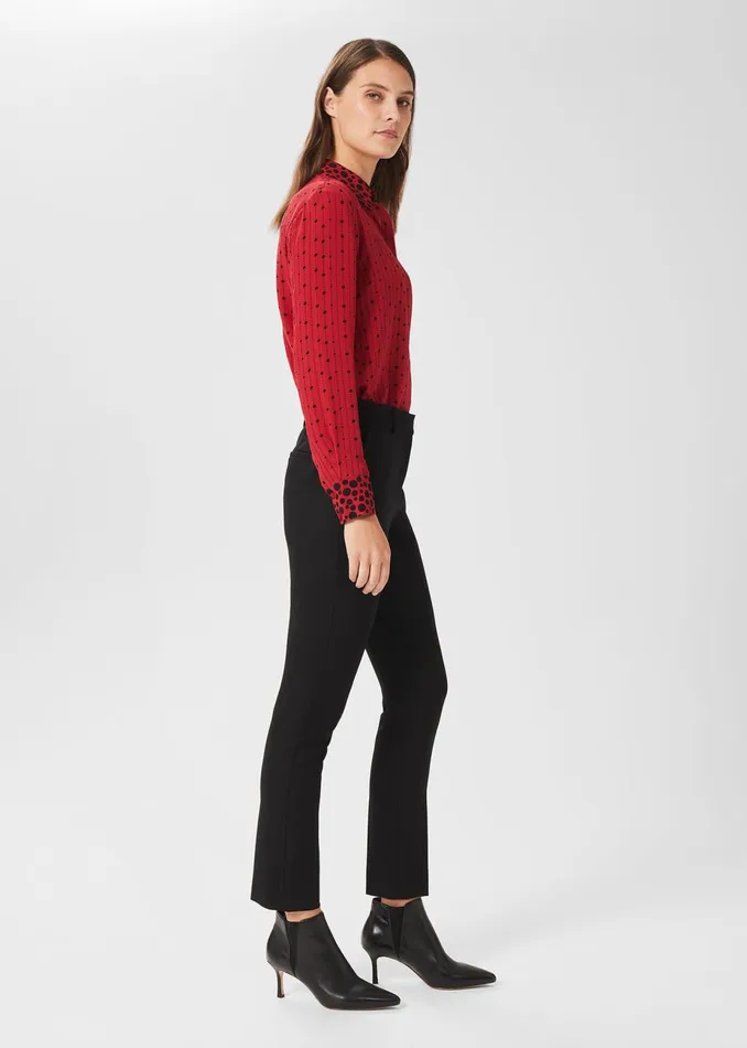 Womens Giulia Slim Trousers Black Hobbs Trousers
