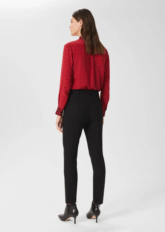 Womens Giulia Slim Trousers Black Hobbs Trousers