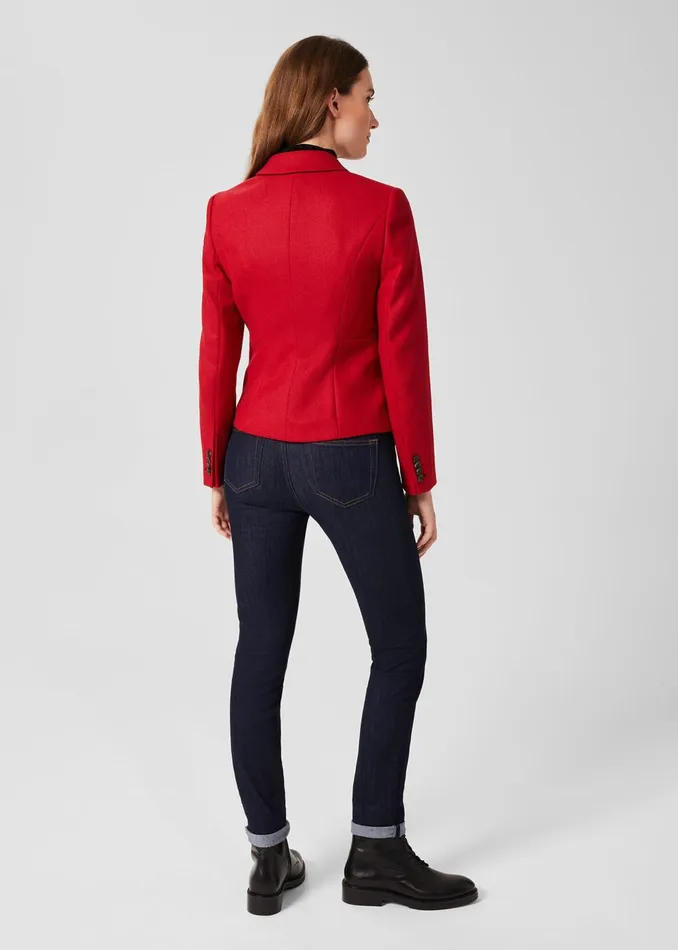 Womens Hackness Wool Jacket Hobbs Red Hobbs Coats and Jackets Cheap On Sale