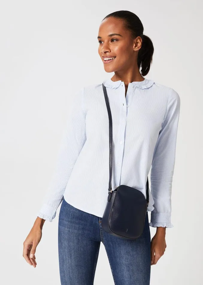 Womens Hastings Crossbody Bag Navy Hobbs Bags Cheap On Sale