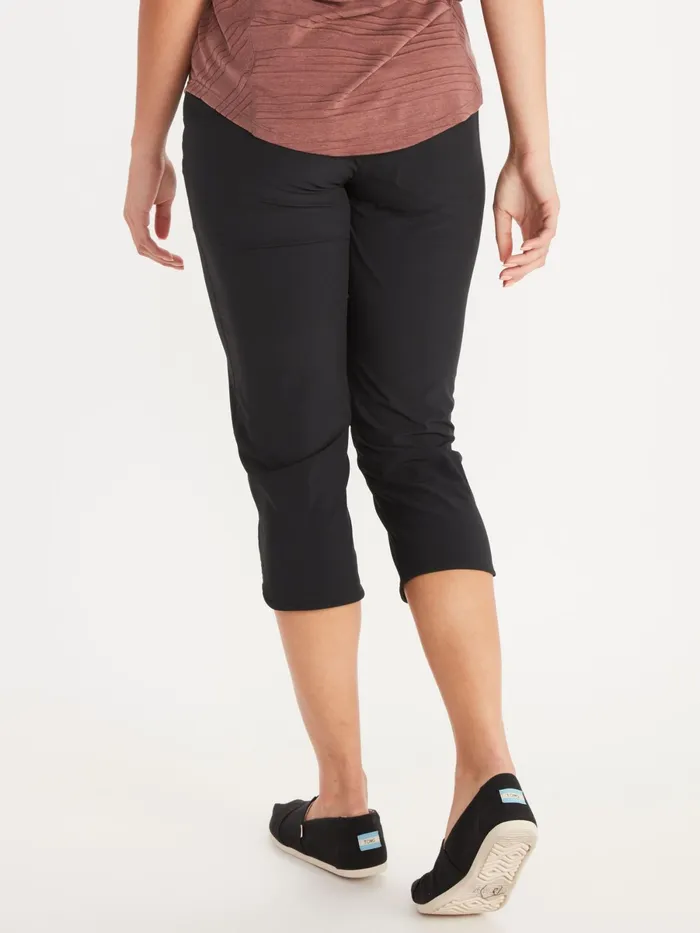 Womens Hiking Pants Marmot Elda Upf 50 Capri Pants Black