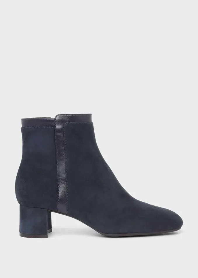 Womens Iro Suede Ankle Boots Navy Hobbs Ankle Boots Gift Ideas