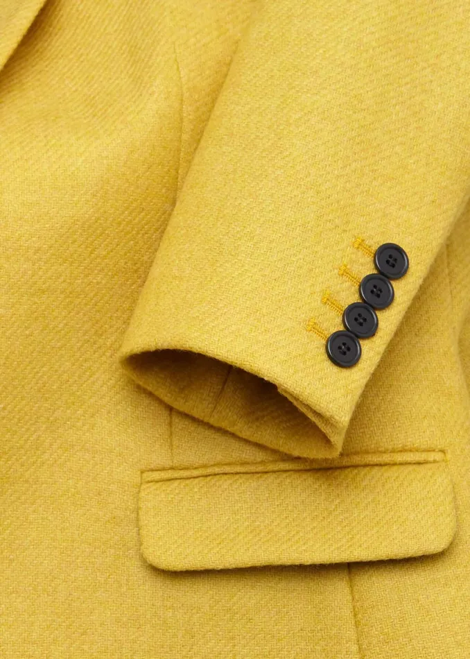 Womens Jessica Wool Jacket Light Ochre Hobbs Coats and Jackets Casaul