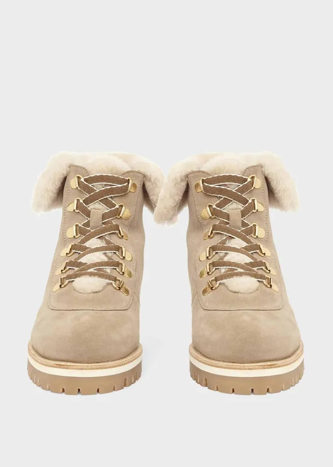 Womens Kaden Suede Ankle Boots Warm Camel Hobbs Ankle Boots For Sale