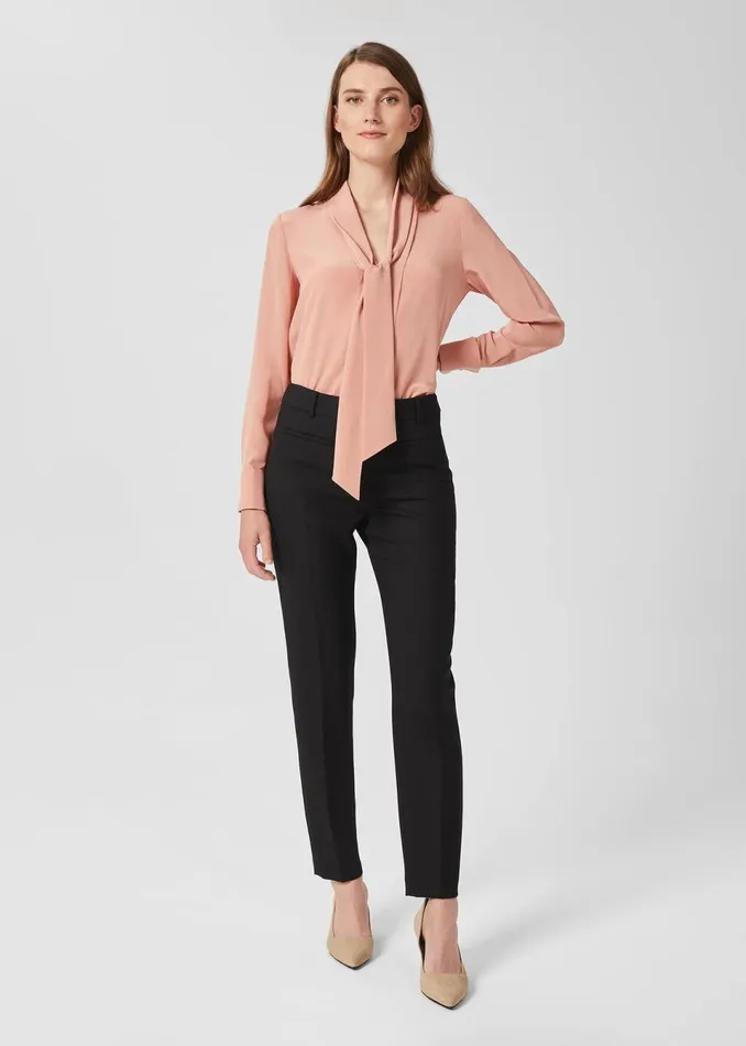 Womens Laurel Tapered Trousers Black Hobbs Trousers