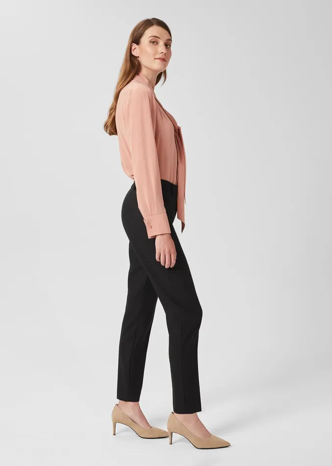 Womens Laurel Tapered Trousers Black Hobbs Trousers