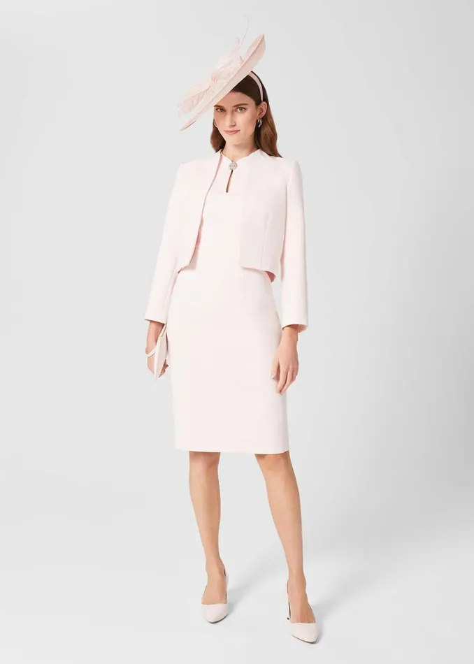 Womens Lundy Wristlet Pale Pink Hobbs Bags Online