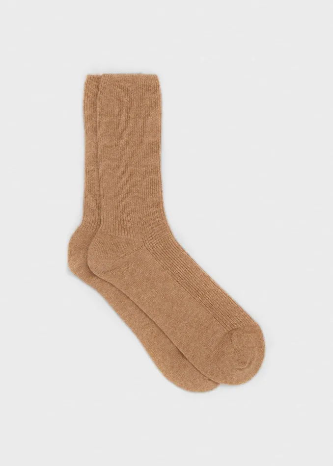 Womens Mabel Cashmere Sock Camel Hobbs Socks and Tights Cheap On Sale