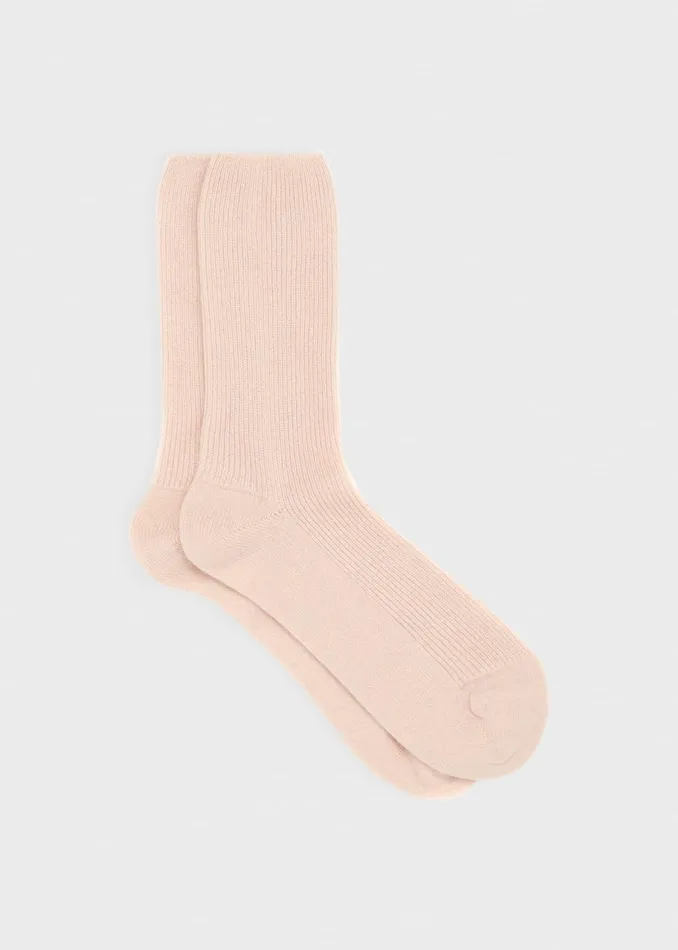 Womens Mabel Cashmere Sock Pale Pink Hobbs Socks and Tights Gift 4 You