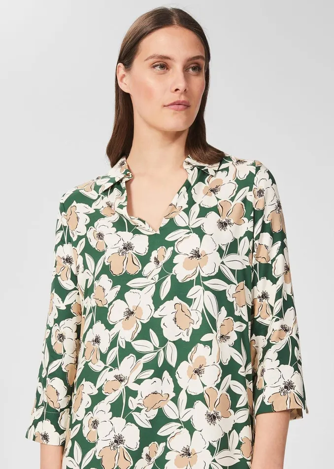 Womens Marea Floral Tunic Dress Green Multi Hobbs Dresses Popular