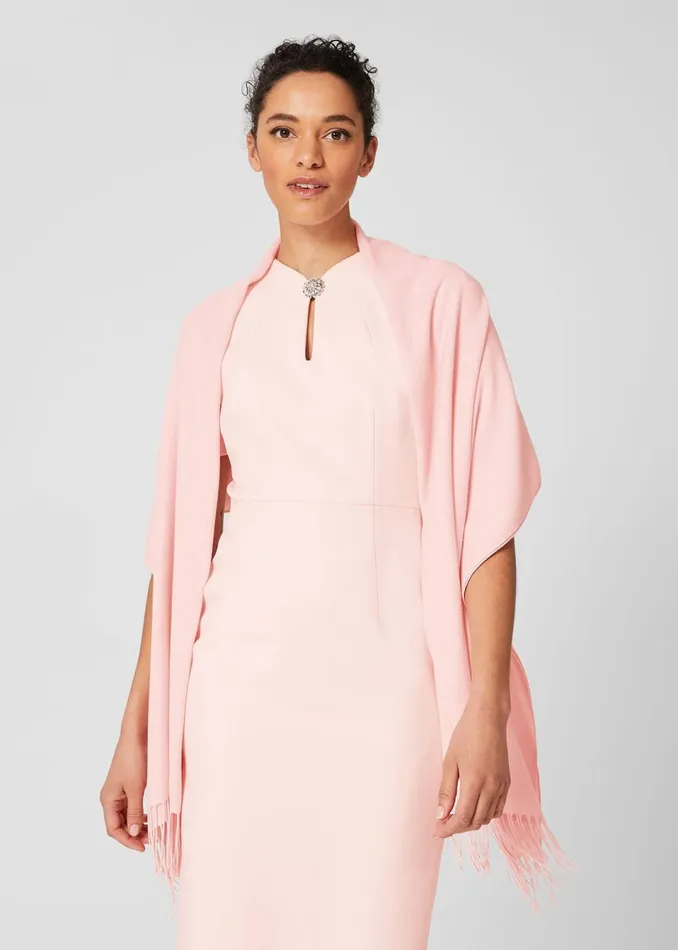Womens Matilda Scarf Pale Pink Hobbs Scarves On Sale
