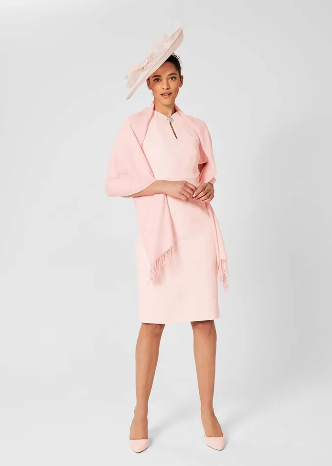 Womens Matilda Scarf Pale Pink Hobbs Scarves On Sale
