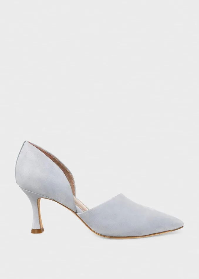 Womens Maya Suede Stiletto D8217Orsay Court Shoes Celeste Blue Hobbs Court Shoes Near Me