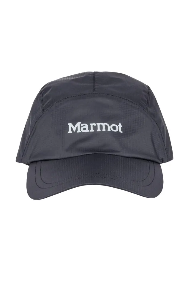 WomensMens Hats Caps And Beanies Marmot Precip Eco Baseball Cap Black