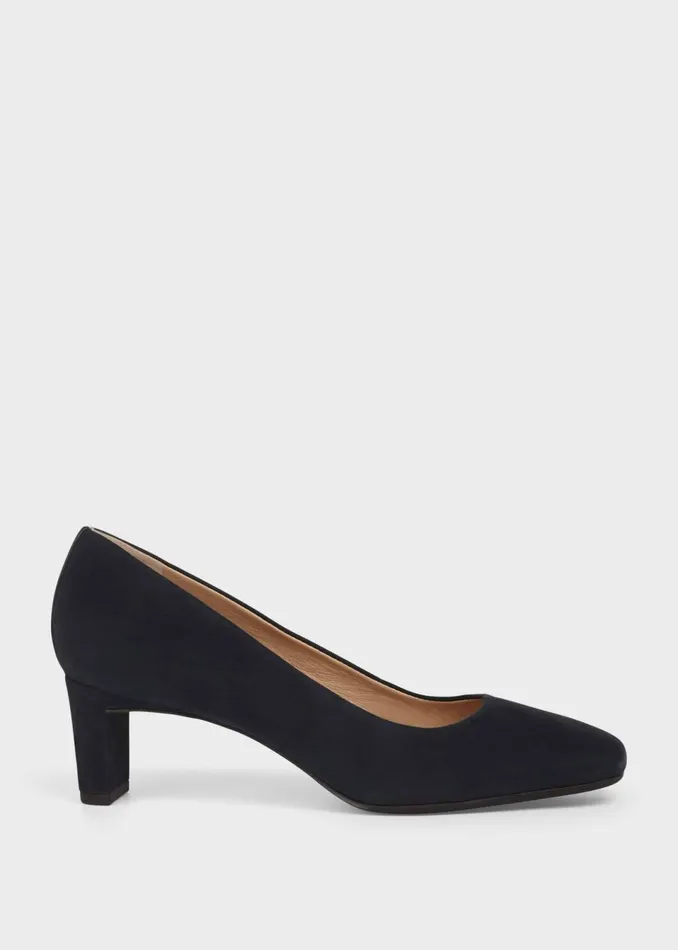 Womens Myra Suede Court Shoes Navy Hobbs Heels Casaul