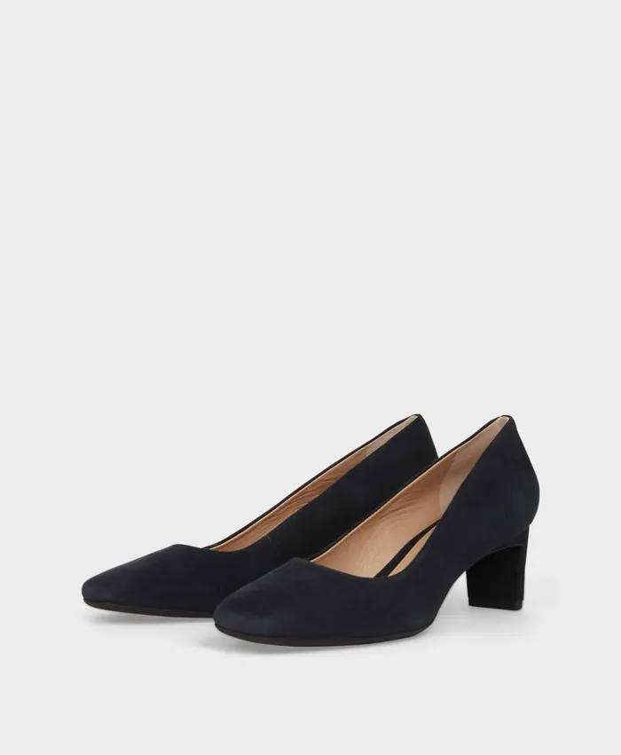 Womens Myra Suede Court Shoes Navy Hobbs Heels Casaul