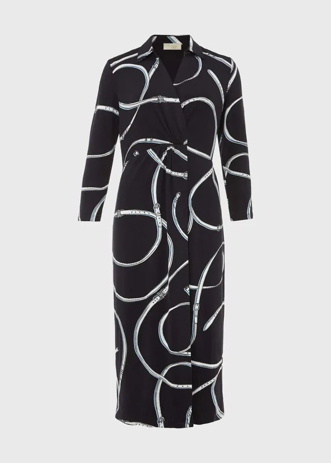 Womens Nadia Jersey Dress Navy Ivory Hobbs Dresses Gift for Friend