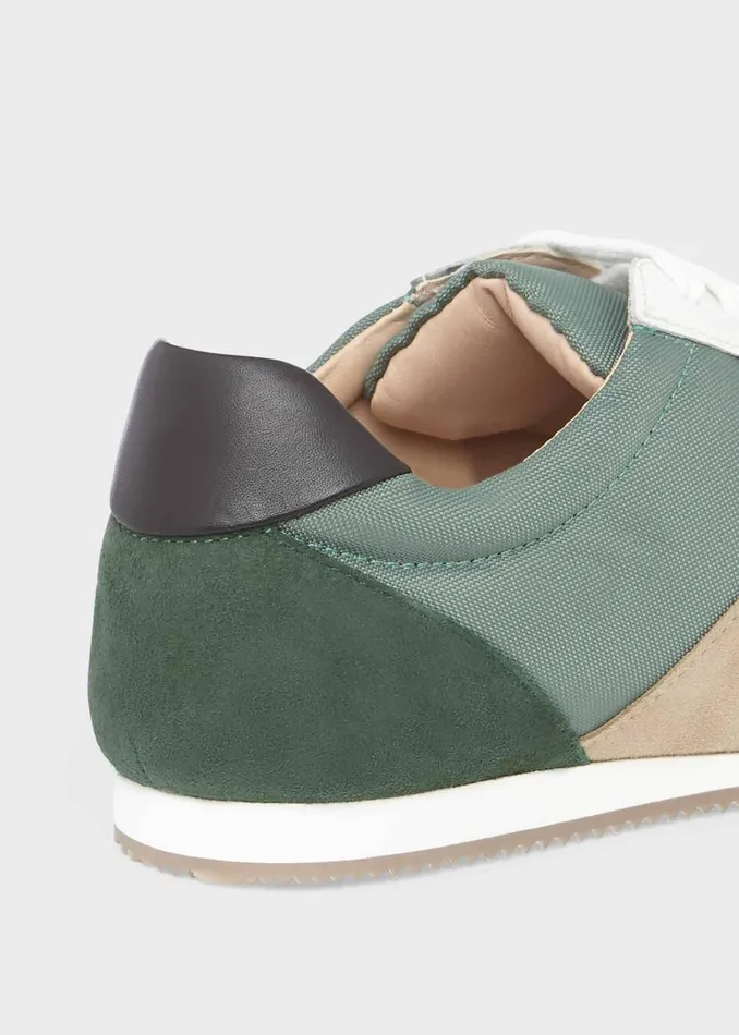 Womens Nola Suede Trainer Green Multi Hobbs Trainers On Sale