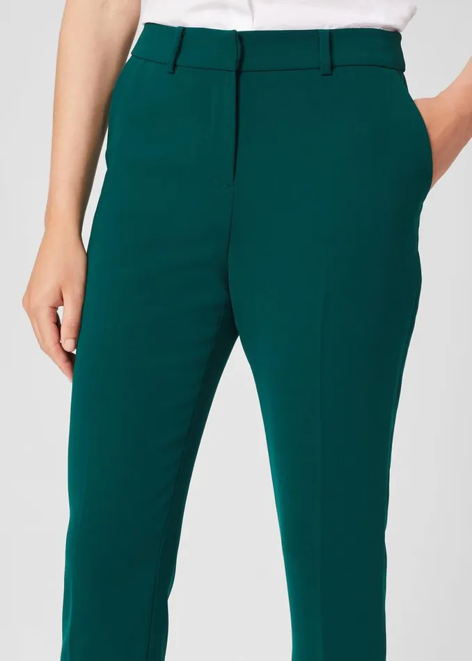 Womens Petite Adelia Trousers Leaf Green Hobbs Trousers