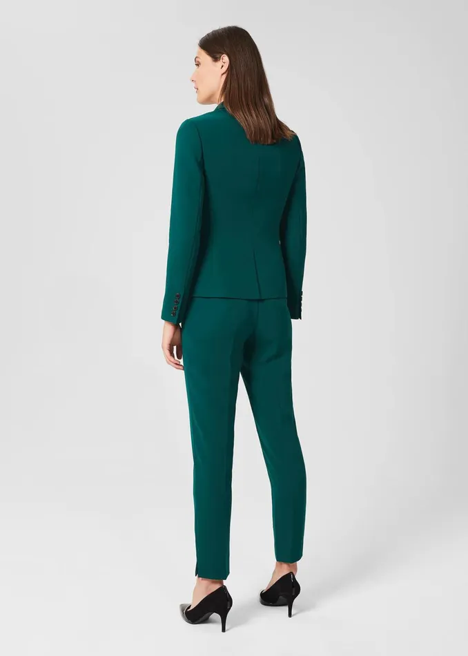 Womens Petite Adelia Trousers Leaf Green Hobbs Trousers