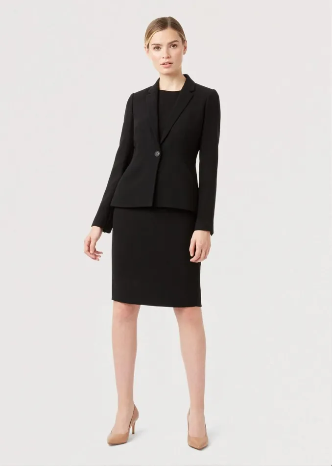 Womens Petite Alva Jacket Black Hobbs Coats and Jackets Gift 4 You