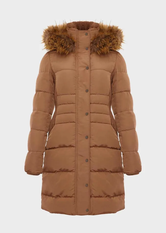 Womens Petite Dita Puffer Camel Hobbs Coats and Jackets Online