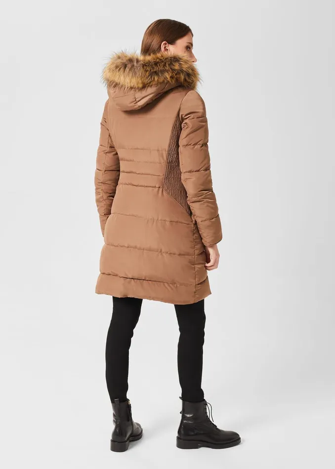 Womens Petite Dita Puffer Camel Hobbs Coats and Jackets Online