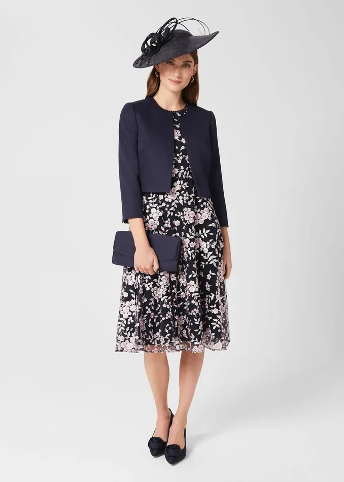 Womens Petite Elize Jacket Midnight Navy Hobbs Coats and Jackets Near Me