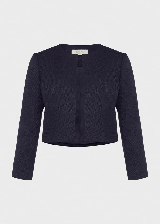 Womens Petite Elize Jacket Midnight Navy Hobbs Coats and Jackets Near Me